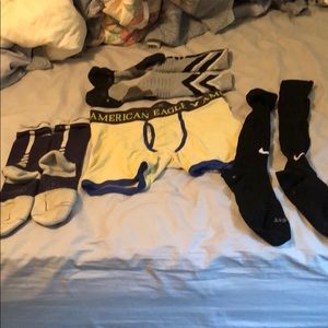 Socks and underwear, boxers size small socks large